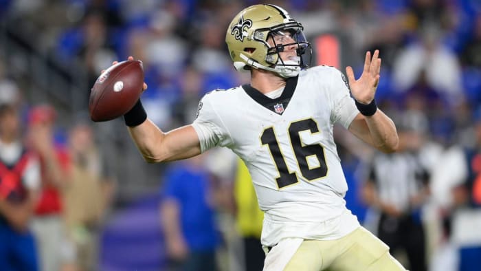 New Orleans Saints QB Ian Book. Credit: Nola.com